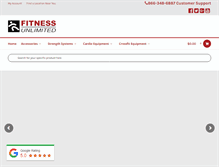 Tablet Screenshot of fitnessunlimited.net